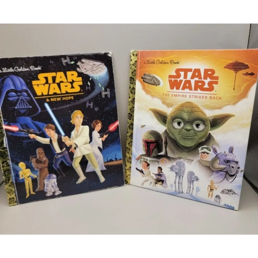Star‎ Wars: A New Hope /The Empire Strikes Back Little Golden Book by Smith Geof